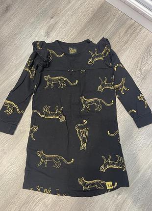 Платье гепард