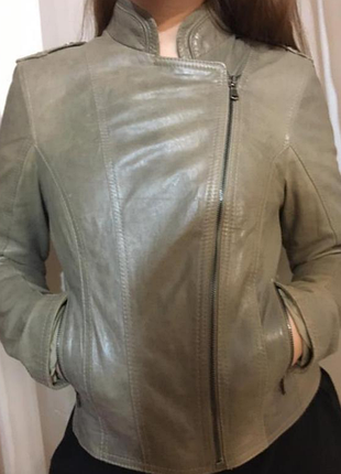 Шкіряна куртка made italy
