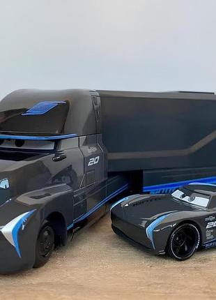 Набор грузовик и машинка из мультфильма cars для детей джексон шторм детская игрушка фура тачки
