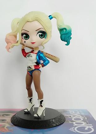 Фігурка на підставці харлі квінн 14 см у стилі аніме статуетка harley quinn