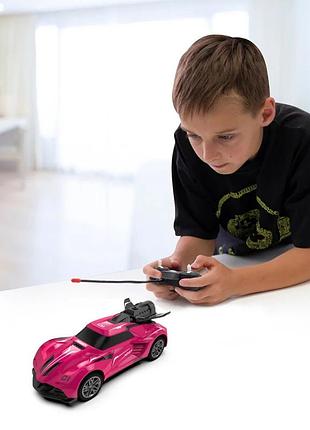 Машинка на пульте управления sulong toys для мальчика игрушка машина spray car sport на радиоуправлении со светом и парой