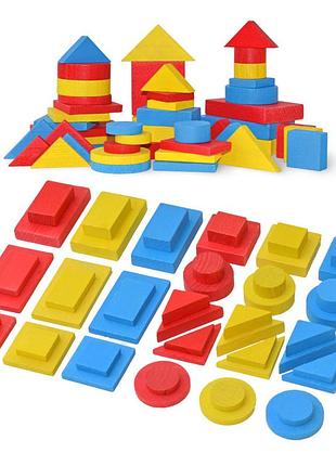 Детский учебный набор для младенцев логические блоки 48 деталей развивашка для детей