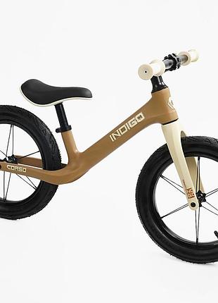 Детский велобег с колесами eva 14 дюймов регулируемое сиденье легкий 3.6кг беговел для детей от 2 до 5 лет