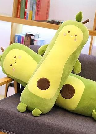 М’яка дитяча іграшка батон авокадо 100 см зелений плюшевий авокадо для дітей