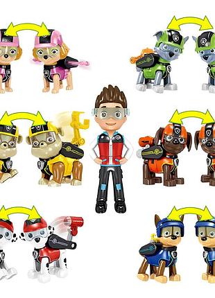 Набор детских фигурок щенок патруль 7 героев из мультфильма paw patrol игрушечный набор для детей