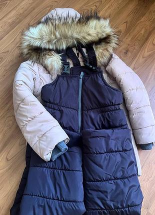 Теплий комбінезон в трендових кольорах