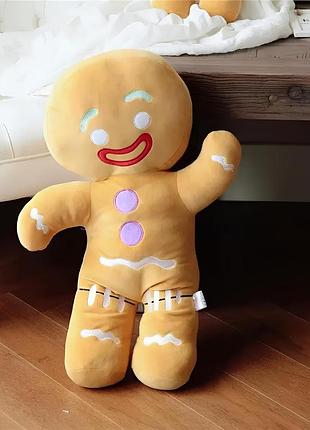 Мягкая игрушка имбирное печенье мягкая игрушка монго 45 см плюшевый mongo из мультфильма шрек