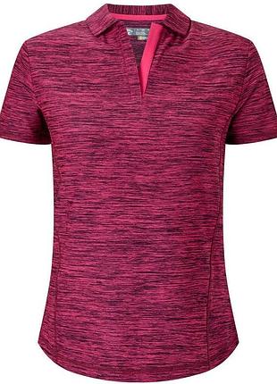 Футболка для девочки callaway, xs,темно,розовая,поло,спортивная,полло,полло,полиэстер,с воротником,с воротником,спорт, кроп,короткий рукав
