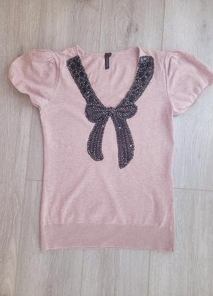 Продам женский свитер с коротким рукавом, футболка, р.s, topshop
