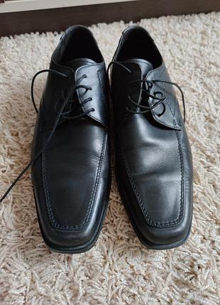 Шкіряні кожані туфлі ботінки gabor