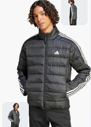Пуховик adidas essentials 3-stripes, размер л (модель для высоких)