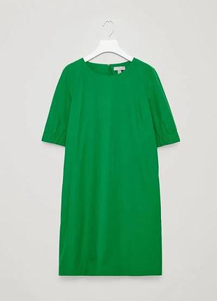 Зелена яскрава сукня cos