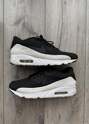 Чоловічі кросівки nike air max 90 ultra moire «чорно-білий»