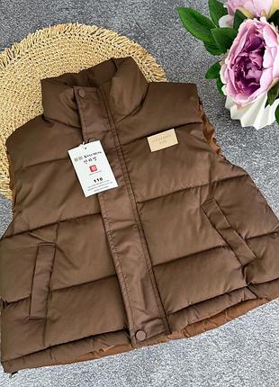 Жилетка дитяча з високою горловиною