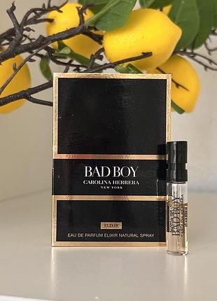 Пробник туалетная вода carolina herrera bad boy 1,5ml