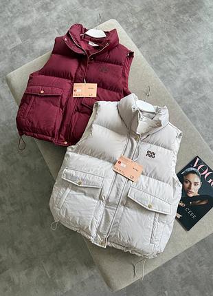 Жилетка теплая женская люкс качество, разные цвета