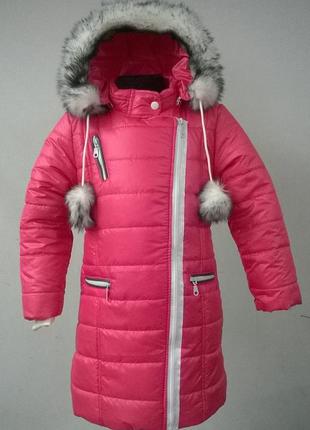 Зимовий пальтечко на дівчинку 98, 104, 110,116 р.1 фото