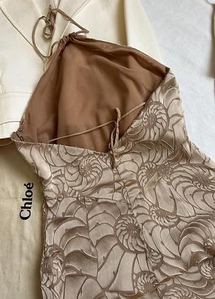 Коктельное шелковое платье valentino. оригинал. 7