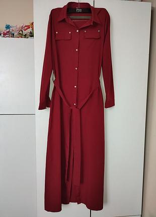 Длинное женское платье размер м