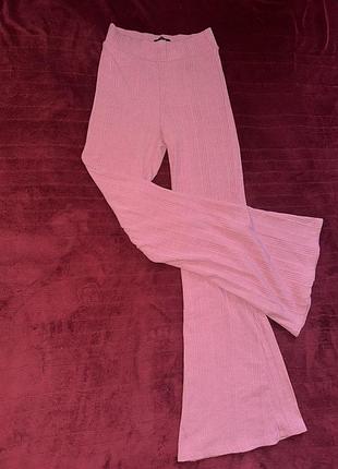Штани кльош в рубчик