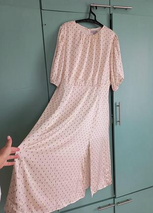 Шелковое женское платье h&amp;m