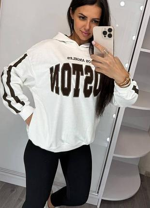 Свитшот батник черный белый