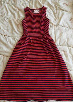 Сукня смугаста трикотаж