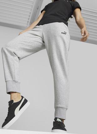 Жіночі спортивні штани puma,  світло-сірі, розмір l
