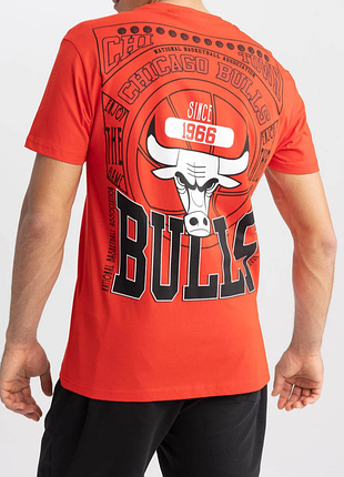 Футболкапрепятственная чикаго буллз chicago bulls nba