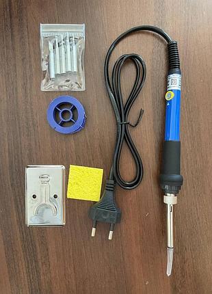 Паяльник 60w с набором жало 3