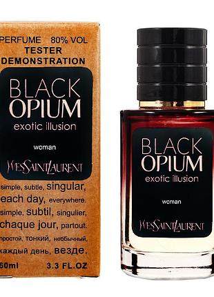 Yves saint laurent black opium exotic illusion тестер lux женский 60 мл