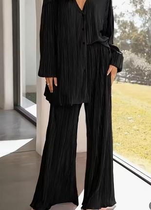 Костюм жатка костюм брючний костюм з широкими штанами