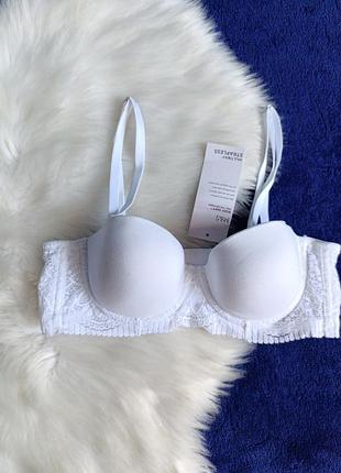 Бюстгальтер бра нижнее белье базовый балконет белый 34а 75а