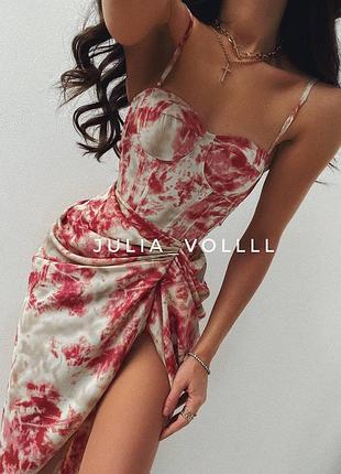 Шикарний шифоновий корсет тай дай