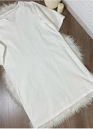 Лляне плаття біле пляжне біле плаття