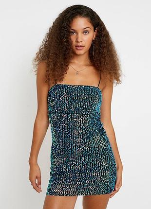 Міні сукня в паєтки