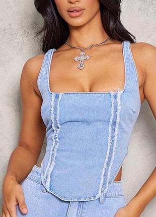 Новый с биркой джинсовый топ
распродажа!