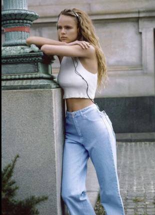 Джинси wide leg в наявності 34, 36, 38