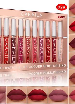 Набор матовых помад 10 шт