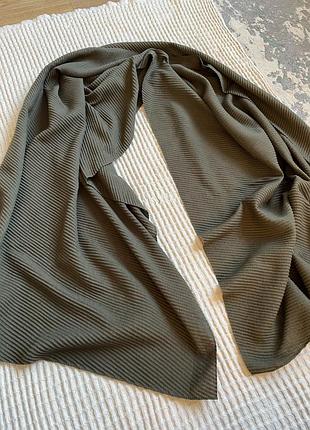 Шарф осінній хакі