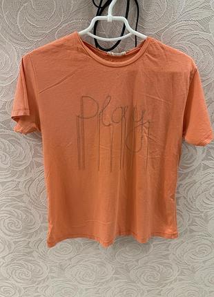 Футболка корал 🪸 /лосось 💯 котон