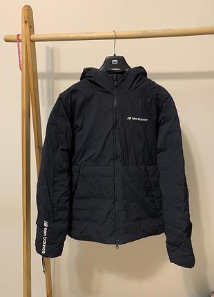 Зимовий чорний пуховик тепла куртка