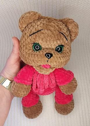 М’яка іграшка ведмедик 25 см 🧸 плюшевий ведмідь ручної роботи