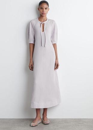 Сукня жіноча cos tie-detail midi dress / 44