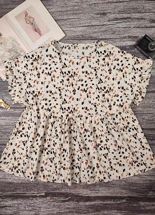 Женская блуза свободного кроя