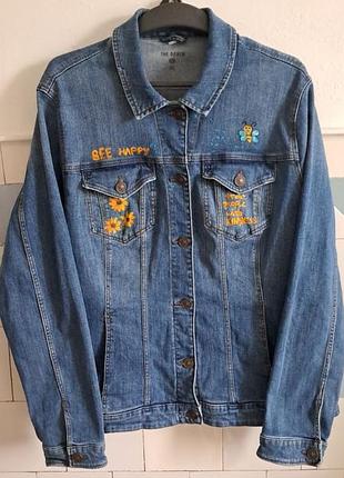 Be happy джинсовый женский пиджак