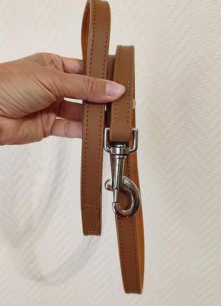 Кожаный поводок для собак