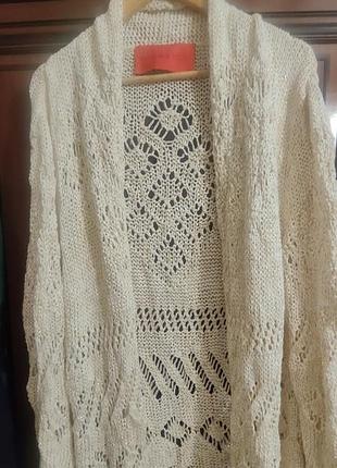 Virginia bizzi дизайнерский кардиган.made in italy