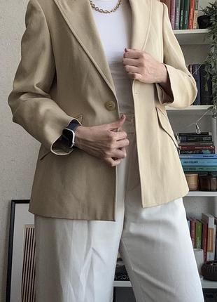 Бежевий піджак marks&spencer