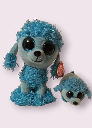 Набор: пудель от ty – «манди» (15 см) + tsum-tsum «лекси» (8 см)